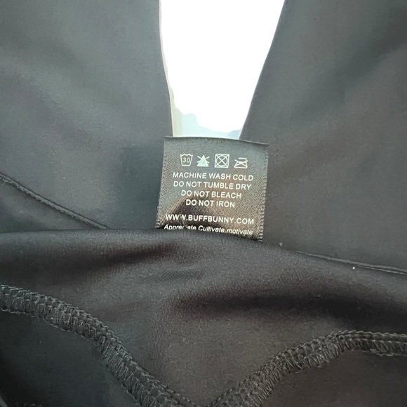 Buffbunny Black Tailored Stretch Pants Size Small‎ Workwear Legging Style - Picture 8 of 8